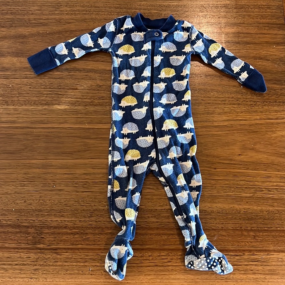 Hanna Andersson baby zip footed sleeper